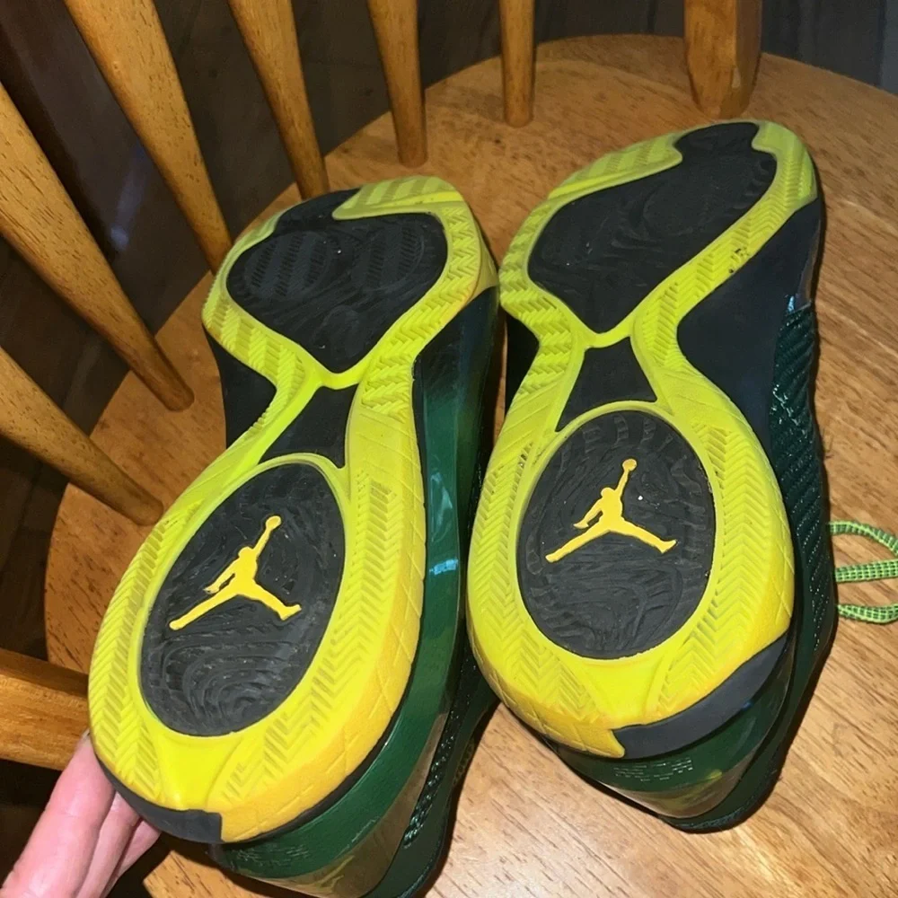 Jordan CP3.VIII Men's Size 8.5 US 684855-350 Green Yellow Basketball Shoes